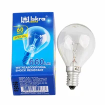 Żarówka tradycyjna przezroczysta kulka E14 60 W