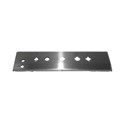 Elementy obudowy Front przedni do kuchenki Amica TRLX MV-OZ 5DY 58-G bez logo srebrny 3114 9062277