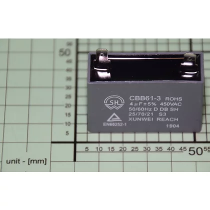 OMP 6555BG Kondensator do okapu Amica 4 uF 1042267