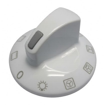 Pokrętło funkcji piekarnika Amica białe 8 funkcji E610.00/09.1672.01 9043069