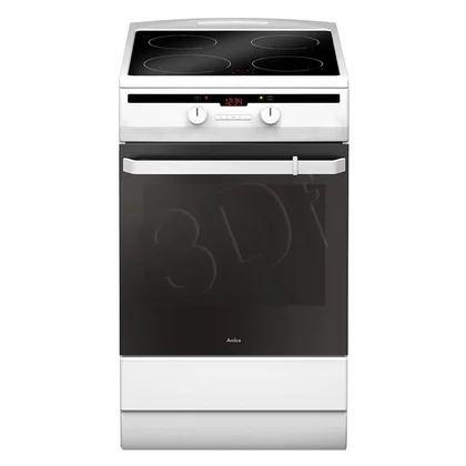 Kuchnia wolnostojąca indukcyjna Amica 58IE 3.320 HTADQ(W) 50 cm biała