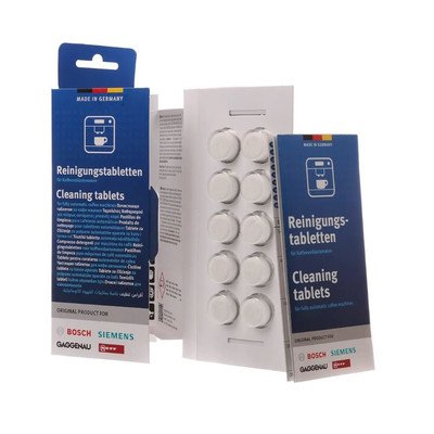 Tabletki czyszczące Bosch (10 szt) do ekspresu do kawy TZ60001 311969