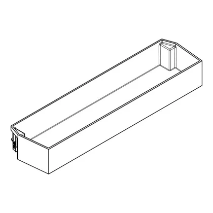 Półki na drzwi różni producenci Półka drzwiowa do lodówki i zamrażarki Electrolux / AEG neutralny 7902 429 x 58 mm