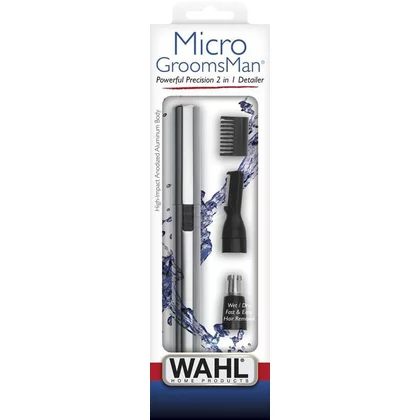 Trymer bateryjny Wahl Micro Groomsman 2w1 do nosa, uszu i brwi 5640-616