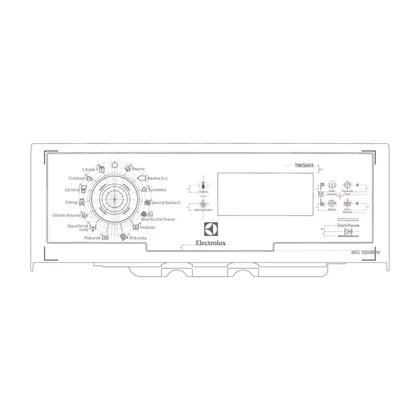 Panel uchwytu drukowanego do pralki Electrolux / AEG biały 1929614939