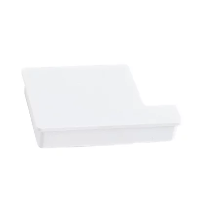 Lewa pokrywa ramy dozownika do zmywarki Electrolux / AEG biała 56,7 x 40,5 mm