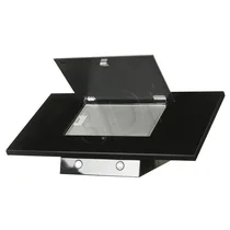 Okap kominowy Akpo WK-4 Nero Glass 90 czarny 297 m3/h 900 mm