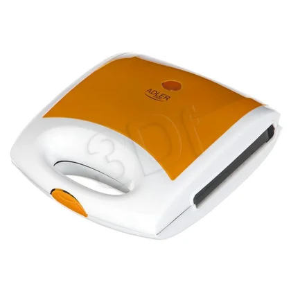 Gofrownica Adler AD 3021 Orange 750 W biało-pomarańczowa