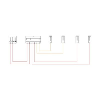 Wiązka przewodów AQUA-CONTROL układu elektronicznego pralki (1327694111)