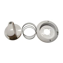 Białe pokrętło do kuchenki Amica 9013831