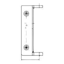 Zawias drzwiczek parownika do urządzeń chłodniczych Electrolux / AEG 2061016008