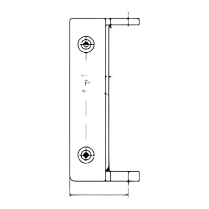 Zawias drzwiczek parownika do urządzeń chłodniczych Electrolux / AEG 2061016008