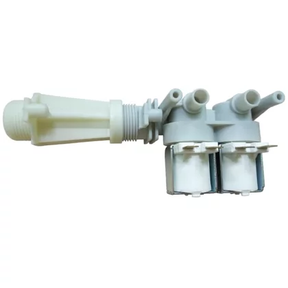 Elementy elektryczne do pralek r Elektrozawór do pralki Ariston / Indesit / Hotpoint / Whirlpool 1 wejście, 2 wyjścia C00091671 488000091671