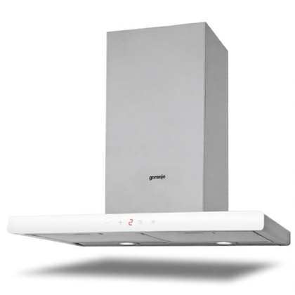 Okap kominowy Gorenje DSTW 6545 GE inox / biały 600 mm 620 m³/h