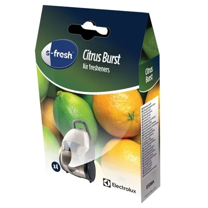 Odświeżacz zapachowy cytrynowy do odkurzacza Electrolux / AEG s-fresh Citrus Burst 4 saszetki ZE211 9002568211