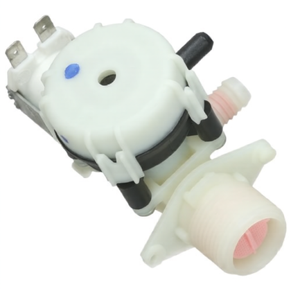 Elektrozawór dopływu wody do zmywarki Whirlpool / Indesit / Ariston / Hotpoint 481228128409 C00338938