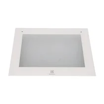 Szyba zewnętrzna drzwi piekarnika Electrolux / AEG biała 595,5 x 467 mm