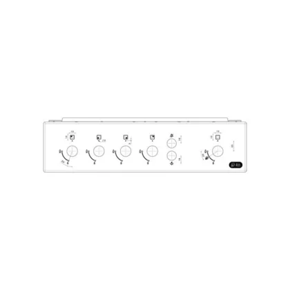Elementy obudowy Panel kontrolny biały do kuchenki gazowej Zanussi 50 cm 5K 8077239013