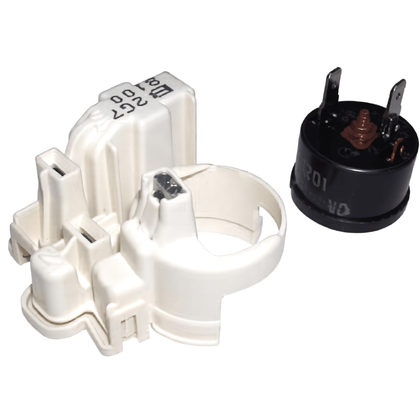 Przekaźnik rozruchowy sprężarki z klixonem do lodówki i zamrażarki Whirlpool / Indesit / Ariston / Hotpoint 481228068345 C00327495