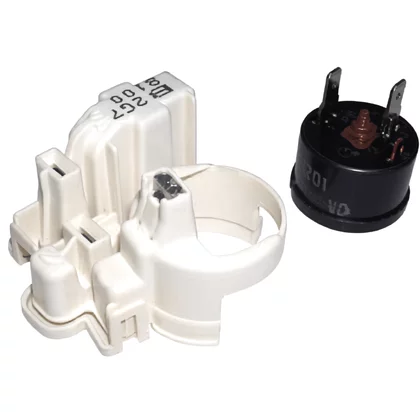 Sprężarki do lodówek Whirlpool Przekaźnik rozruchowy sprężarki z klixonem do lodówki i zamrażarki Whirlpool / Indesit / Ariston / Hotpoint 481228068345 C00327495