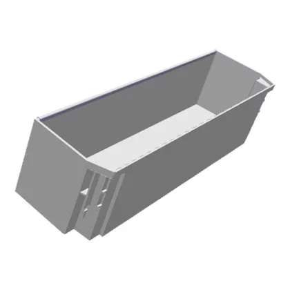 Półki na drzwi różni producenci Półka na butelki do lodówki Electrolux / AEG neutralna 7902 429 x 100 mm