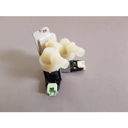 Elementy elektryczne do pralek r Elektrozawór wody 2-drożny do pralki Whirlpool / Indesit / Ariston / Hotpoint 180° z wtyczką 481228128468 C00317274