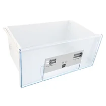 Półki na drzwi różni producenci Pojemnik na warzywa do lodówki Electrolux / AEG komplet z prowadnicami i sitodrukiem 738 430 x 200 mm