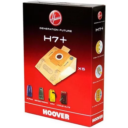 Części zamienne HOOVER Worki papierowe do odkurzacza Hoover H7+ 5 szt. 09026177