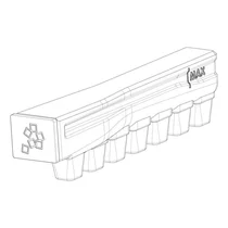 Plastikowe ramki półek do lodówe Zespół pojemnika do lodu do lodówki Electrolux / AEG 2425570047