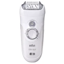 Depilator Braun Silk-épil 7 7681 Legs, Body & Face Wet & Dry akumulatorowy biało-srebrny