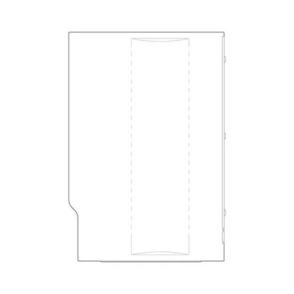 Lewy panel boczny obudowy pralki Electrolux / AEG biały 1463508315
