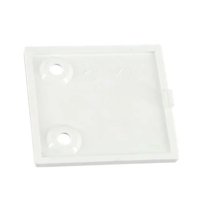 Zaślepka otworu zawiasu do lodówki Electrolux / AEG biała 47 x 52 mm 8090624019