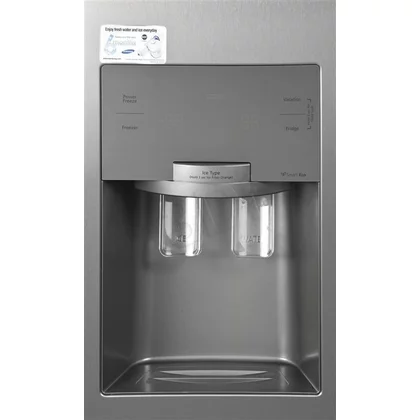 Chłodziarko-zamrażarka side-by-side Samsung RS7667FHCSL 912x1789x692 mm inox A+