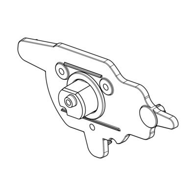Klapka tylnej pokrywy na obudowie do suszarki Electrolux (140000627020)