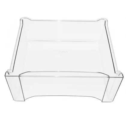Półki na drzwi różni producenci Szuflada górna zamrażarki do lodówki Gorenje / Hisense transparentna 400 x 370 x 155 mm 327776