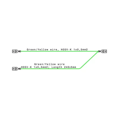 Wyłączniki, termometry, żarówki, Przewód uziemiający do urządzeń chłodniczych Electrolux / AEG 2128212038