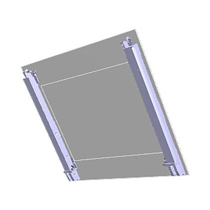 Zestaw szyby drzwi - 494x467mm