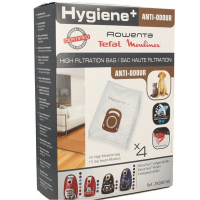 Worki 4szt. do odkurzacza Rowenta | ZR200740