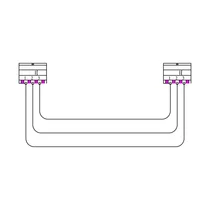Elementy elektryczne do pralek r Wiązka przewodów do pralki Electrolux / AEG 570 mm 1325229027