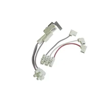 Wiązka kabli z mikroprzełącznikiem drzwi do kuchenki Candy / Hoover / Rosières 93963910