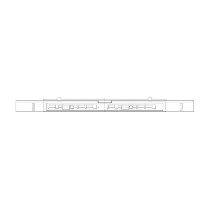 Panel obsługi do chłodziarki i zamrażarki Electrolux / AEG surowy 656 x 55 mm