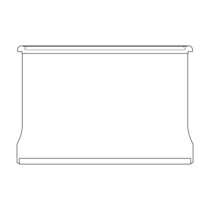 Wąska półka szklana do lodówki Electrolux / AEG 458 x 295 mm 2651082048