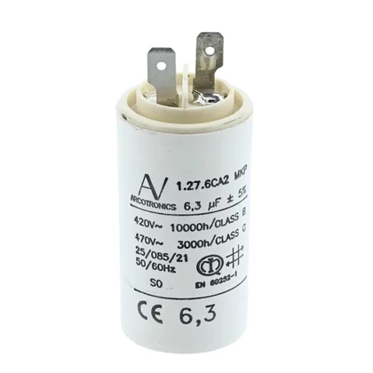 Kondensator przeciwzakłóceniowy do okapu Electrolux / AEG 6,3 µF 420 V 50286283002