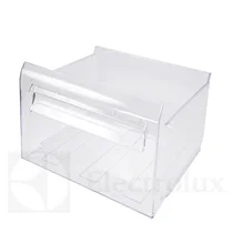 Półki na drzwi różni producenci Zespół środkowej przezroczystej szuflady zamrażarki do chłodziarko-zamrażarki Electrolux / AEG 189,5 mm 2063996041