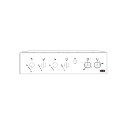 Elementy obudowy Panel kontrolny biały do piekarnika i płyty grzejnej Electrolux / AEG 50 cm 6K 8079572015