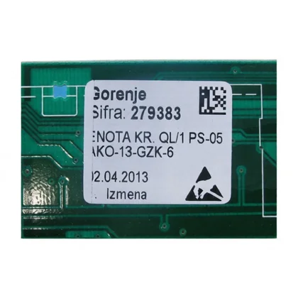 Elementy elektryczne do pralek r Skonfigurowany moduł elektroniczny do pralki Gorenje / Hisense 279383