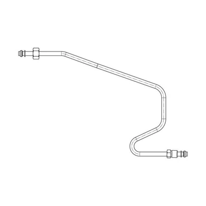 Prawa rurka zaworu gazu do płyty gazowej Electrolux / AEG 3541685016