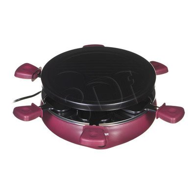 Grill elektryczny Tristar RA-2991 (800W stołowy-otwarty z raclette, czarno-fioletowy)
