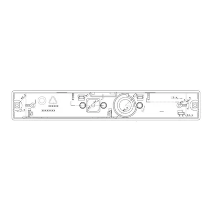 Uchwyt panelu sterowania do lodówki Electrolux / AEG 2425131014