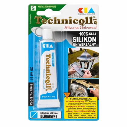 Silikon uniwersalny bezbarwny 20 ml